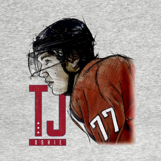 T.J. Oshie Washington Sketch by Erianna Bee